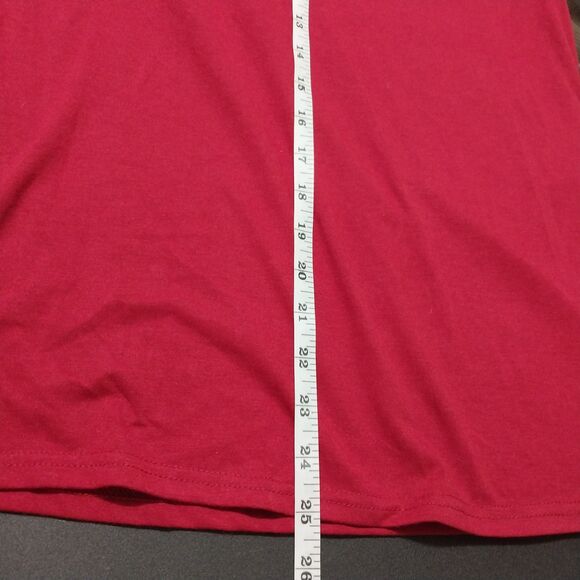 NWT Dorose top Womens Large maroon asymmetric off shoulder peasant sleeve drapey - Picture 7 of 7